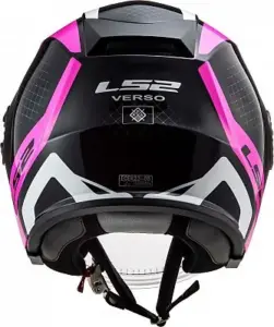 קסדה פתוחה אל אס 2 LS2 Verso OF570 שחור-ורוד – תמונה 3