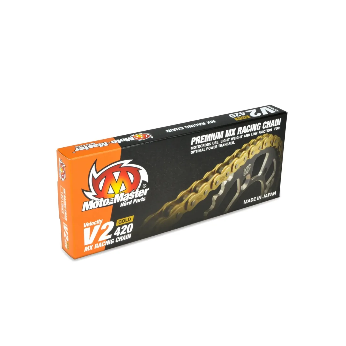 שרשרת Moto-Master V2 420 – Gold, תוצרת יפן שרשרת Moto-Master V2 420 – Gold, תוצרת יפן