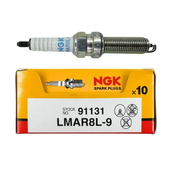 מצת NGK LMAR8L-9 – דרגת חום 8, מרווח 0.9 מ"מ