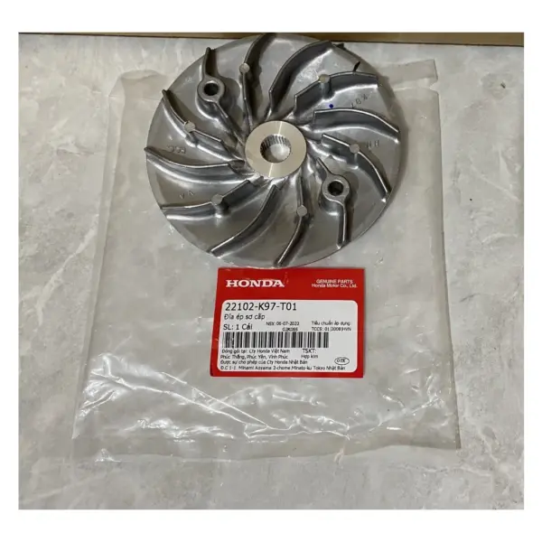 פולי קדמי (מניפה) לוריאטור מקורי הונדה HONDA ל-PCX משנת 2017 22102-K97-T01 – תמונה 2