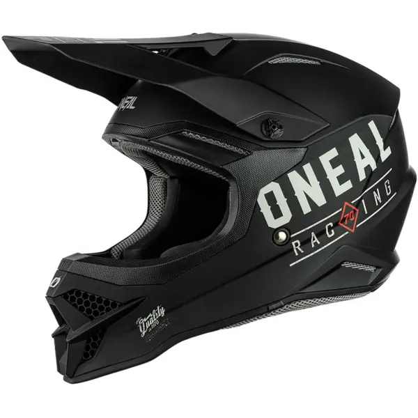 קסדת שטח O'NEAL 3SRS Dirt – שחור מט, ECE 22.05