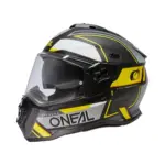 קסדת אדוונצ'ר אוניל O'NEAL D-SRS SQUARE שחור/אפור/צהוב ניאון – תמונה 6