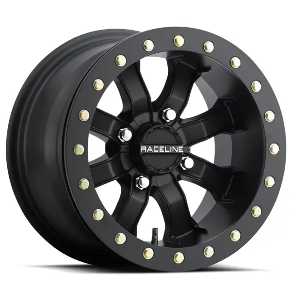 ג'נט בידלוק RACELINE A71 Mamba 14X7 ל-CAN-AM Maverick X3 שחור מט – תמונה 2
