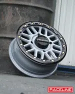 ג'נט בידלוק RACELINE A93 Podium 14X7 ל-CAN-AM Maverick X3 אפור – תמונה 2