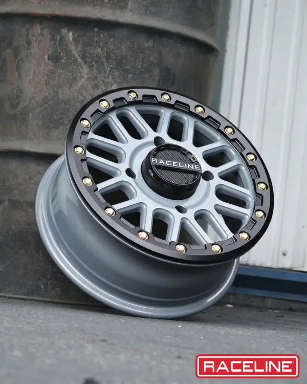 ג'נט בידלוק RACELINE A93 Podium 14X7 ל-CAN-AM Maverick X3 אפור – תמונה 2