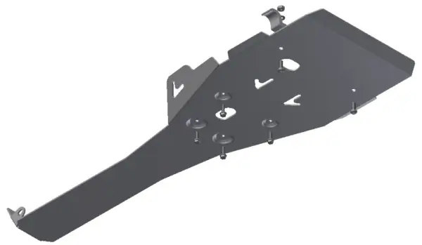 מגן גחון XRW Alum ל-Yamaha YFZ450R – תמונה 2