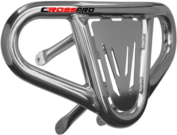 באמפר קדמי CROSSPRO ל-CAN-AM DS 450 – P21 אלומיניום מבריק