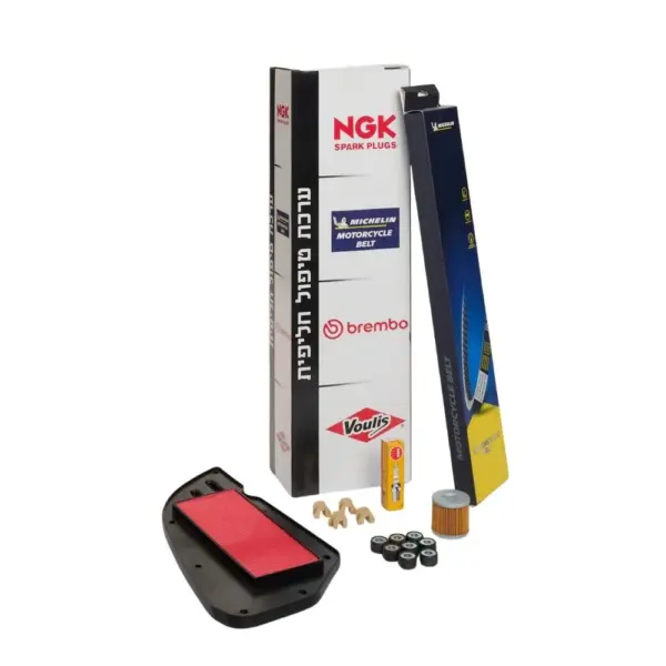 ערכת טיפול DAELIM S1 125 – רצועת MICHELIN ומצת NGK