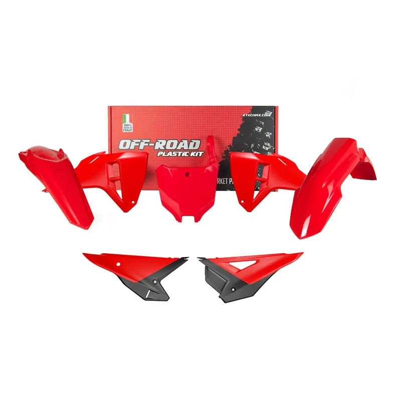 קיט פלסטיקה RACETECH CRF 2025-2026 אדום – כולל CRF450RX קיט פלסטיקה RACETECH CRF 2025-2026 אדום – כולל CRF450RX