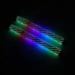 זוג מוטות לד RGB ספירלה גמיש לרכב ולשטח עם שלט ואפליקציה | 60/40 ס"מ – תמונה 11