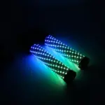 זוג מוטות לד RGB ספירלה גמיש לרכב ולשטח עם שלט ואפליקציה | 60/40 ס"מ – תמונה 8