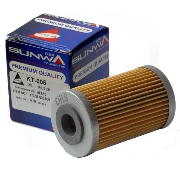 מסנן שמן SUNWA ל-KTM 250 EXC-F – KT-005 (HF655)