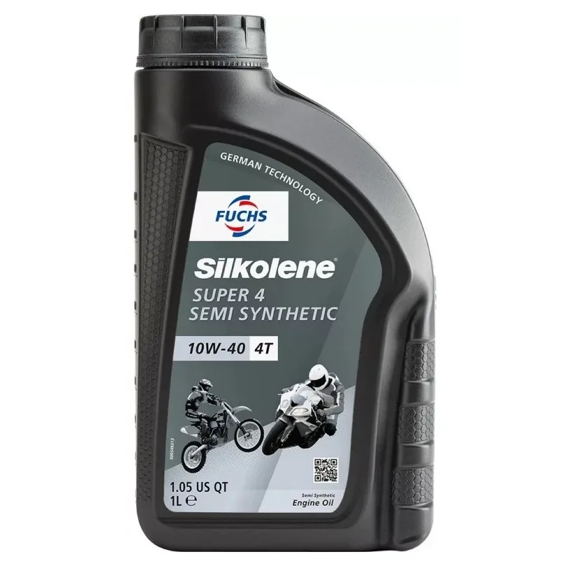 שמן Silkolene Super 4 10W-40 – חצי סינטטי, 1 ליטר שמן Silkolene Super 4 10W-40 – חצי סינטטי, 1 ליטר