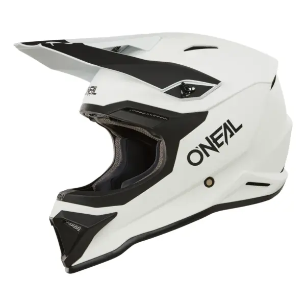 קסדת שטח אוניל O'NEAL 1SRS Solid V.24 לבן – תמונה 2