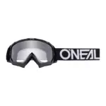 משקפי אבק לילדים אוניל O'NEAL B-10 Youth Solid שחור-לבן