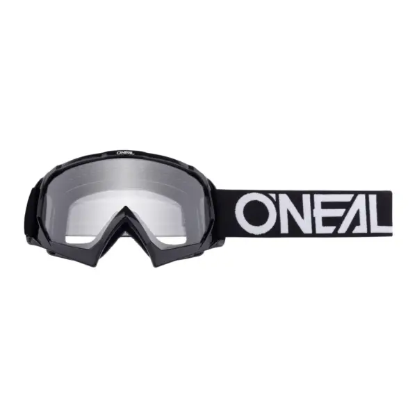 משקפי אבק לילדים אוניל O'NEAL B-10 Youth Solid שחור-לבן