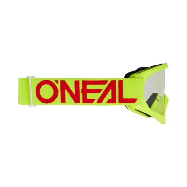 משקפי אבק לילדים אוניל O'NEAL B-10 Youth Solid צהוב ניאון-אדום – תמונה 2