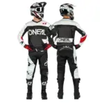 חליפת רכיבה אוניל O'NEAL Element Racewear שחור-לבן