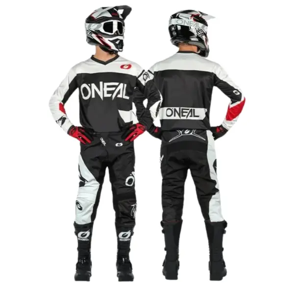 חליפת רכיבה אוניל O'NEAL Element Racewear שחור-לבן