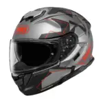 קסדת כביש מלאה שואי SHOEI GT-Air 3 בגוון אפור/אדום
