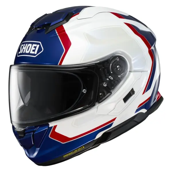 קסדת כביש מלאה שואי SHOEI GT-Air 3 בגוון לבן/כחול/אדום