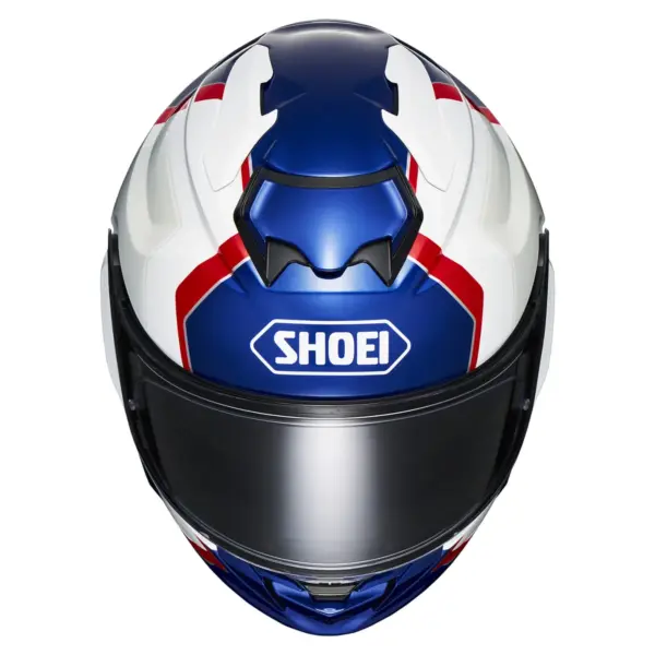 קסדת כביש מלאה שואי SHOEI GT-Air 3 Realm TC-10 לבן/כחול/אדום – תמונה 2