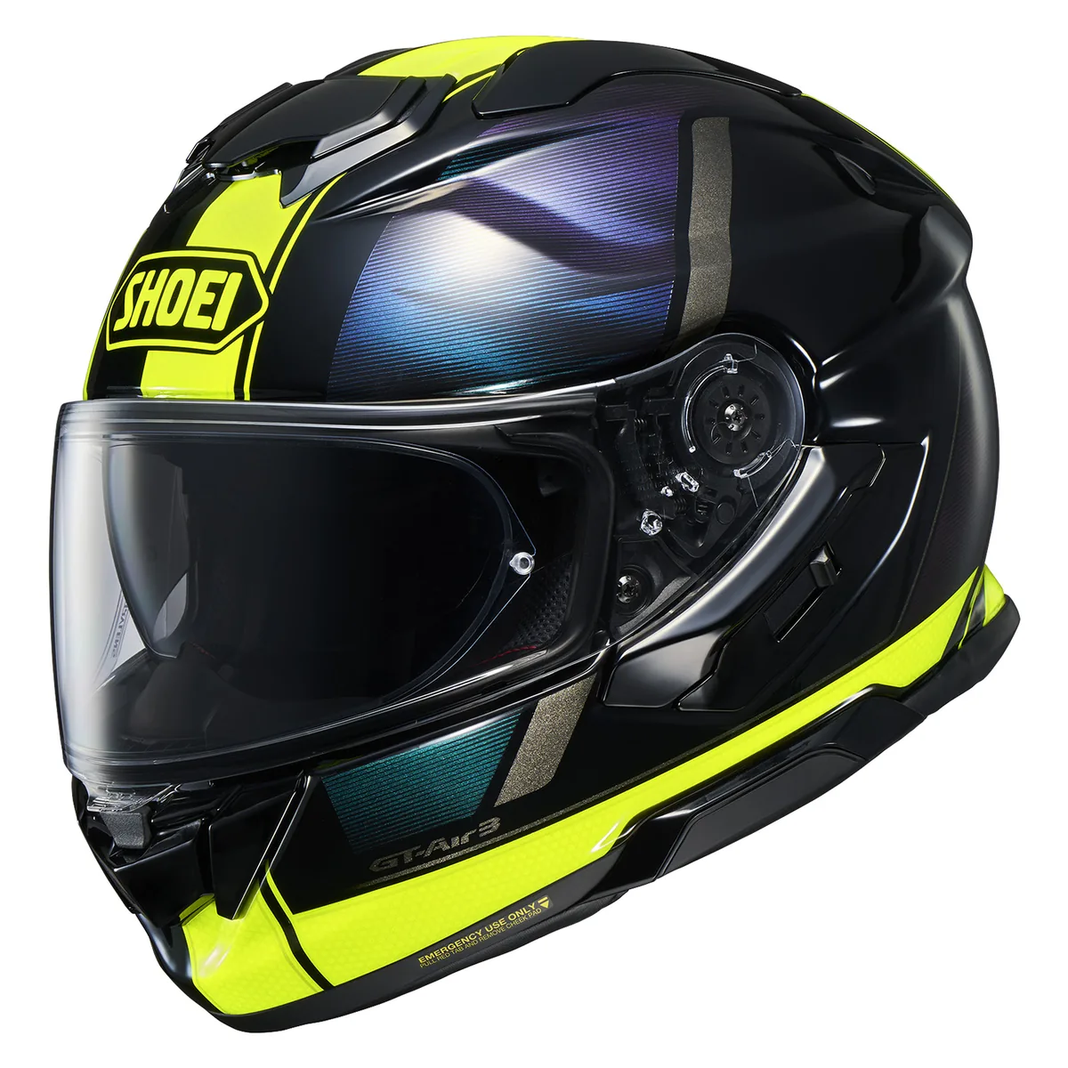 קסדת כביש מלאה SHOEI GT-Air 3 בגוון שחור/צהוב קסדת כביש מלאה שואי SHOEI GT-Air 3 בגוון שחור/צהוב