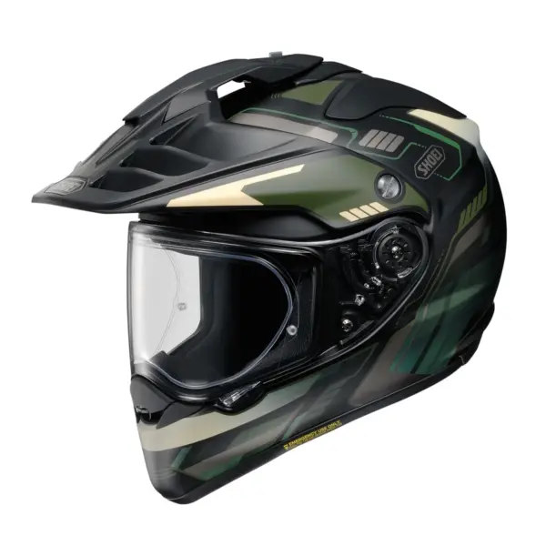 קסדת אדוונצ'ר שואי SHOEI Hornet ADV 06 בגוון ירוק זית/שחור מט