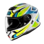 קסדה נפתחת שואי SHOEI Neotec 3 בגוון צהוב/כחול/לבן