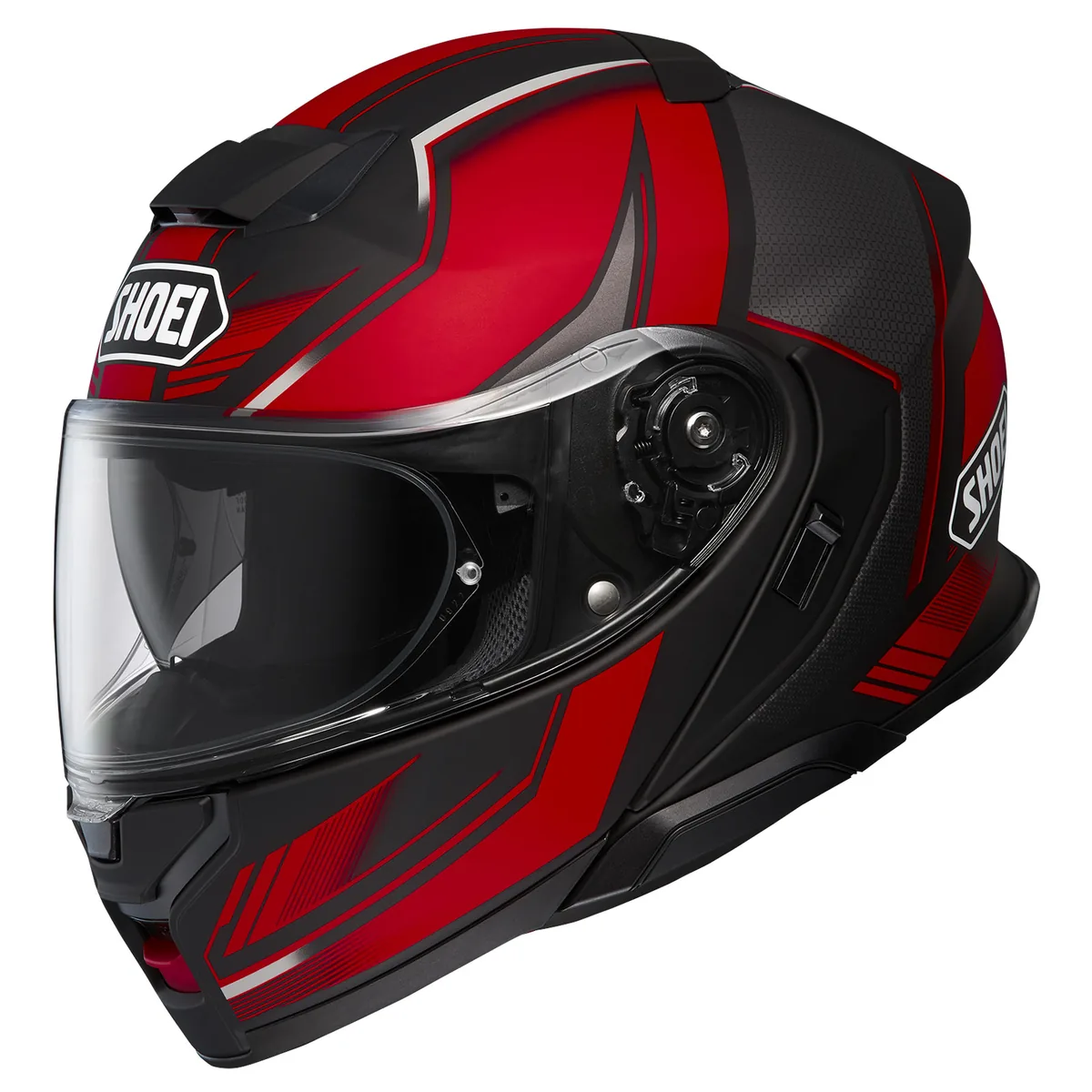 קסדה נפתחת SHOEI Neotec 3 בגוון אדום/שחור קסדה נפתחת שואי SHOEI Neotec 3 בגוון אדום/שחור