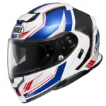 קסדה נפתחת שואי SHOEI Neotec 3 בגוון כחול/לבן/אדום