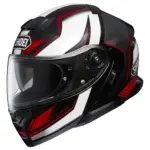 קסדה נפתחת שואי SHOEI Neotec 3 בגוון שחור/לבן/אדום