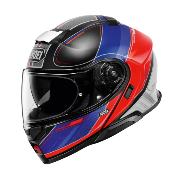 קסדה נפתחת שואי SHOEI Neotec 3 בגוון כחול/אדום/שחור