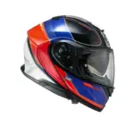 קסדה נפתחת שואי SHOEI Neotec 3 Sharpen TC-10 כחול/אדום/שחור – תמונה 5