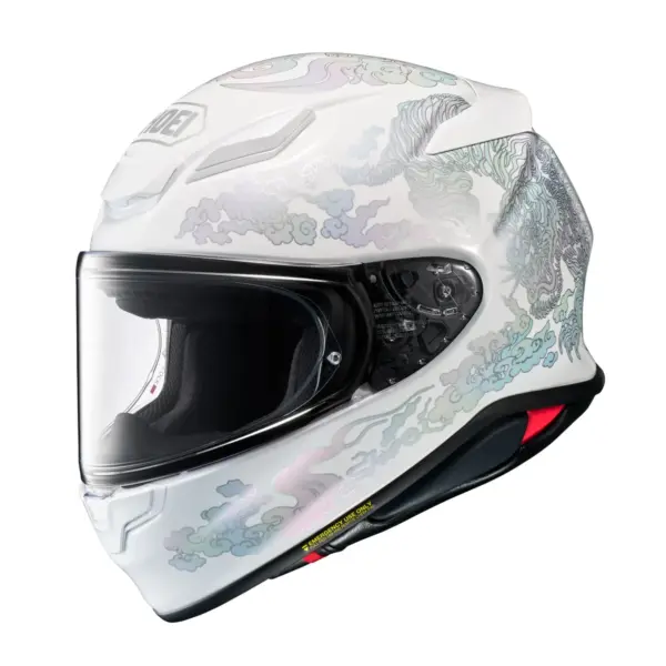 קסדת כביש מלאה שואי SHOEI NXR2 בגוון לבן/אפור