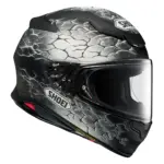קסדת כביש מלאה שואי SHOEI NXR2 Gleam TC-5 שחור/לבן מט – תמונה 4