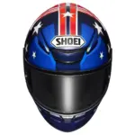 קסדת כביש מלאה שואי SHOEI NXR2 Marquez American Spirit TC-10 כחול/אדום/לבן – תמונה 2