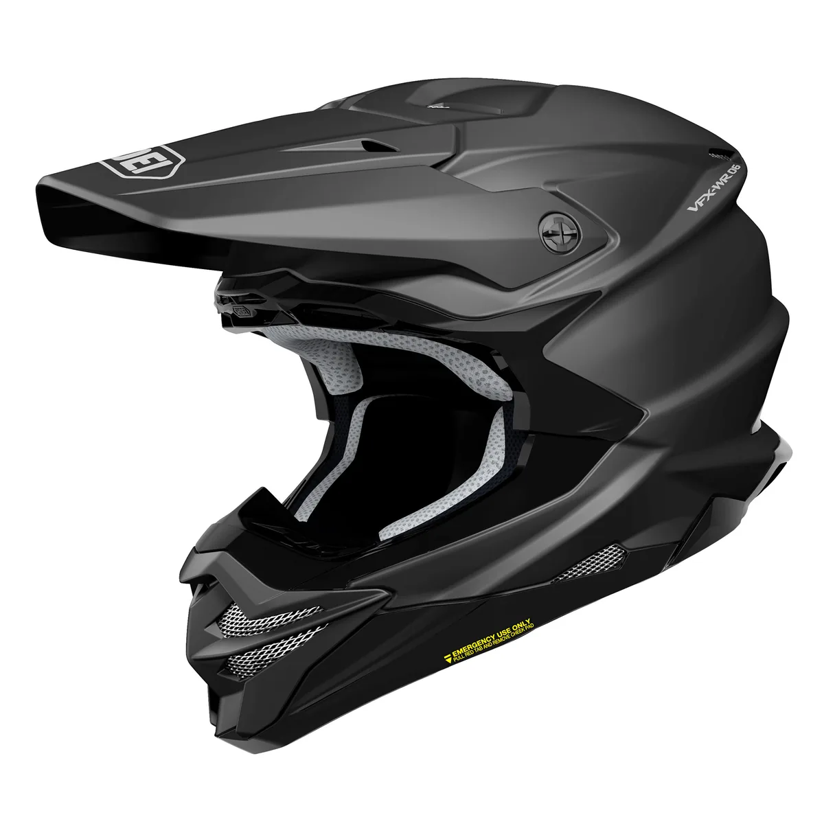 קסדת שטח SHOEI VFX-WR 06 בגוון שחור מט קסדת שטח שואי SHOEI VFX-WR 06 בגוון שחור מט