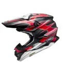 קסדת שטח שואי SHOEI VFX-WR 06 Sparkle TC-1 אדום/שחור/לבן – תמונה 3