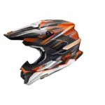 קסדת שטח שואי SHOEI VFX-WR 06 Sparkle TC-8 כתום/שחור/לבן – תמונה 3