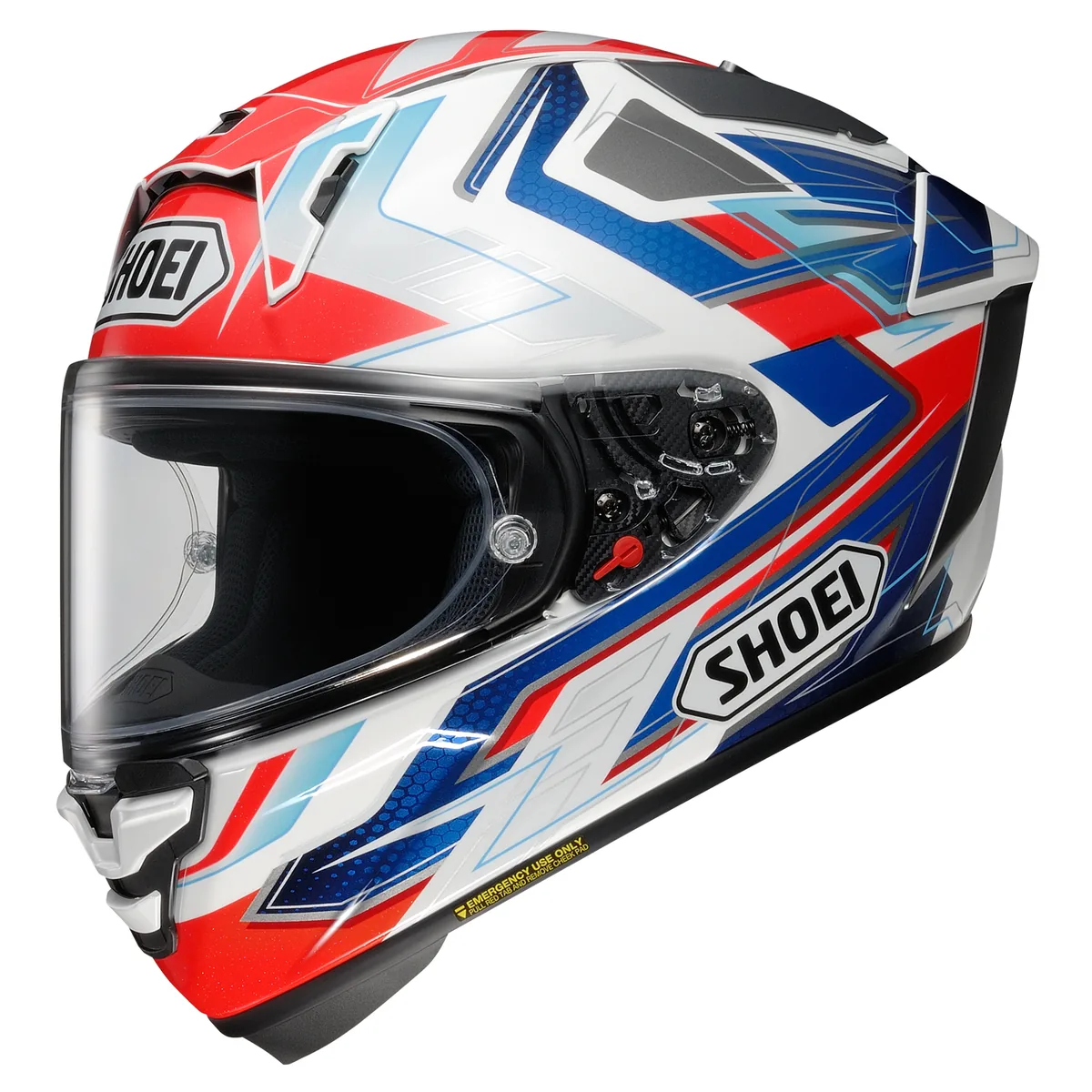 קסדת כביש מלאה SHOEI X-SPR Pro בגוון כחול/לבן/אדום קסדת כביש מלאה שואי SHOEI X-SPR Pro בגוון כחול/לבן/אדום