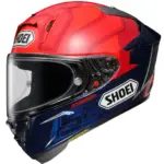 קסדת כביש מלאה שואי SHOEI X-SPR Pro בגוון אדום/כחול