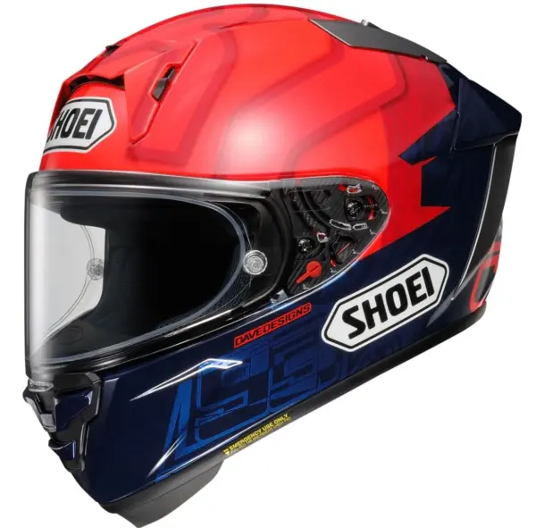 קסדת כביש מלאה שואי SHOEI X-SPR Pro בגוון אדום/כחול