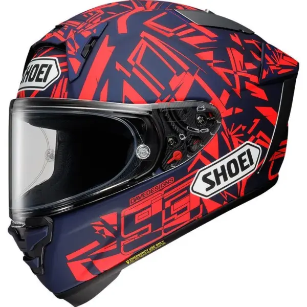 קסדת כביש מלאה שואי SHOEI X-SPR Pro בגוון כחול/אדום