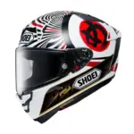 קסדת כביש מלאה שואי SHOEI X-SPR Pro בגוון לבן/שחור/אדום