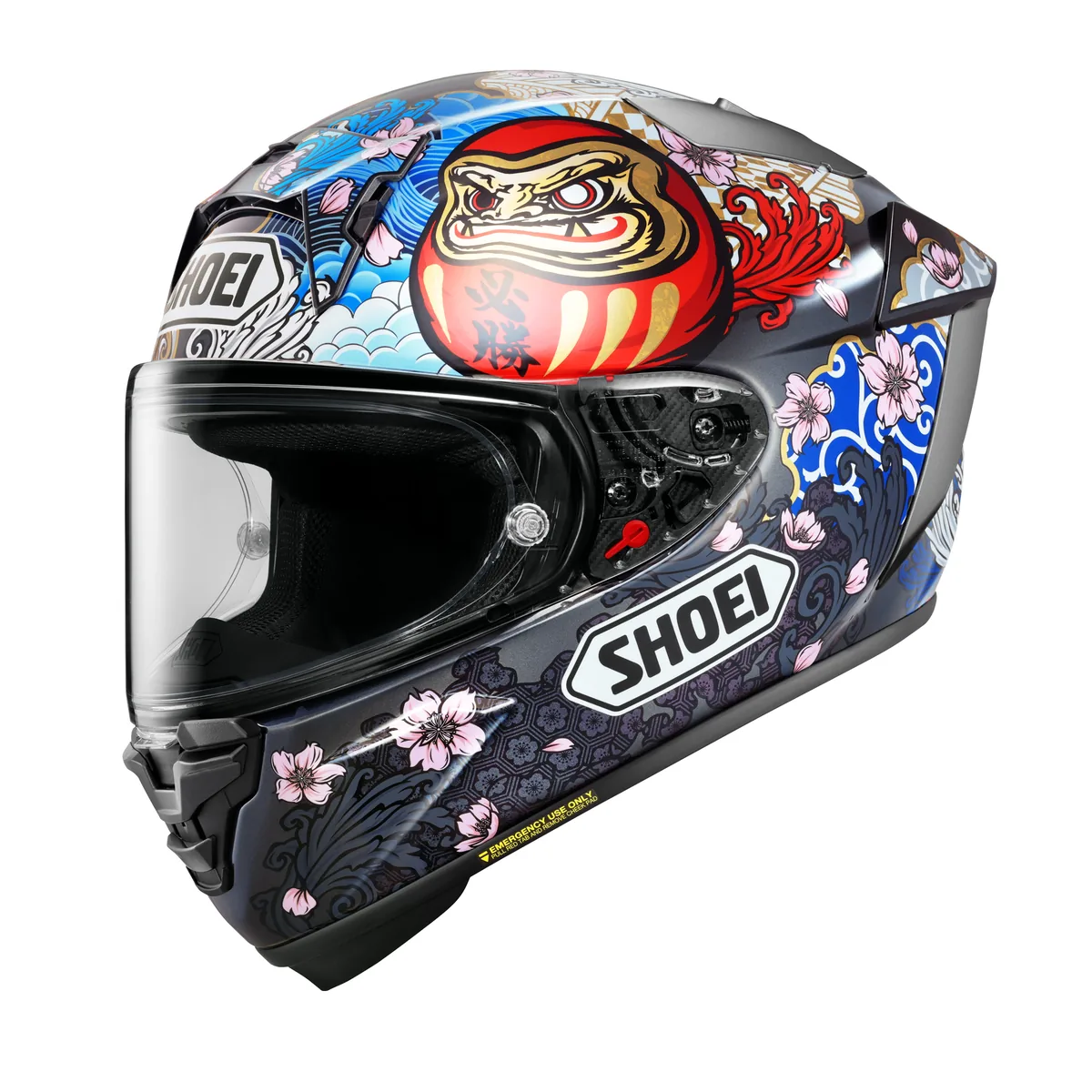 קסדת כביש מלאה SHOEI X-SPR Pro בגוון כחול/אדום/לבן קסדת כביש מלאה שואי SHOEI X-SPR Pro בגוון כחול/אדום/לבן